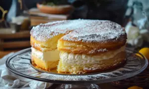 Ciasto z mlekiem w proszku - Przepis na ciasto z serkami i mlekiem w proszku