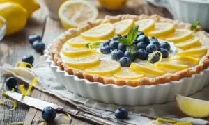 Krem z lemon curd i mascarpone - Przepis na tartę z lemon curd