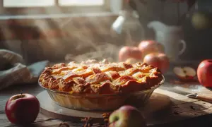 Ciasto na dzień chłopaka - Przepis na pyszne kruche ciasto z jabłkami