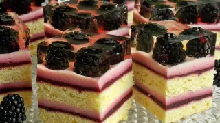Kruche ciasto z jeżynami - Jak zrobić ciasto z jeżynami i kruszonką
