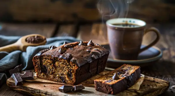 Chlebek bananowy czekoladowy - Przepis na wilgotne ciasto bananowe